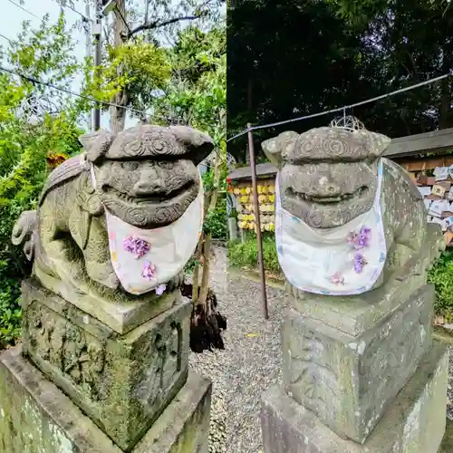 菊田神社の狛犬