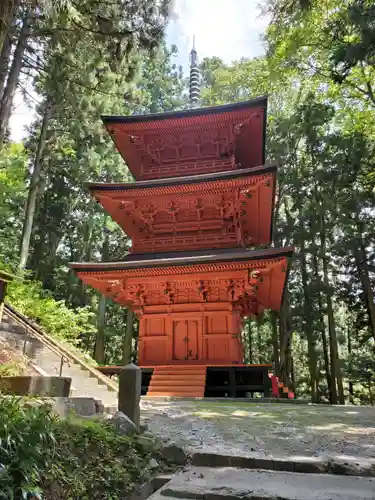 木幡山隠津島神社(二本松市)の塔