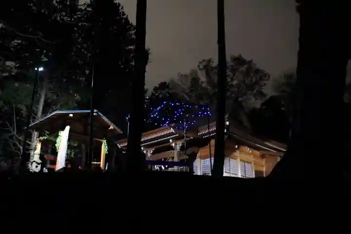 阿久津「田村神社」(郡山市阿久津町)旧社名:伊豆箱根三嶋三社の景色