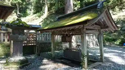 鳳来山東照宮の手水舎