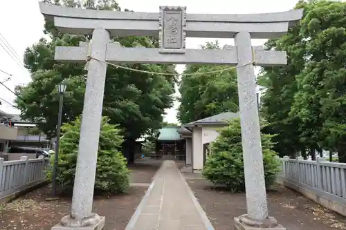 野崎八幡社の鳥居