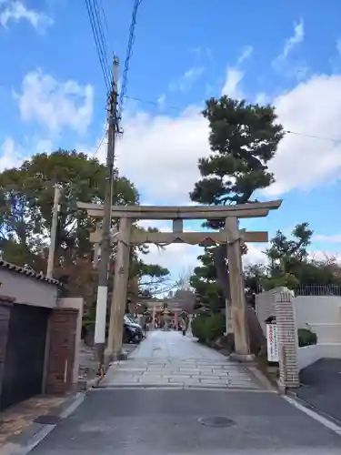 阿部野神社の鳥居