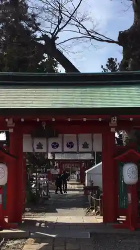 生島足島神社の山門