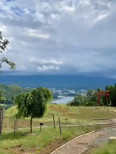 河口浅間神社の景色