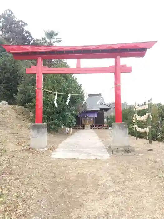 白山神社の鳥居