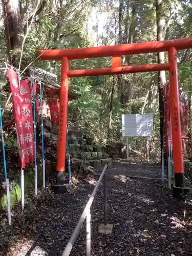 松本稲荷の鳥居