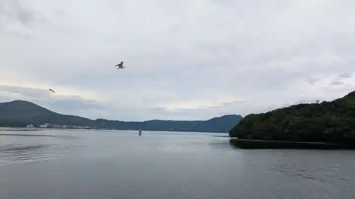 中島三重の塔の景色