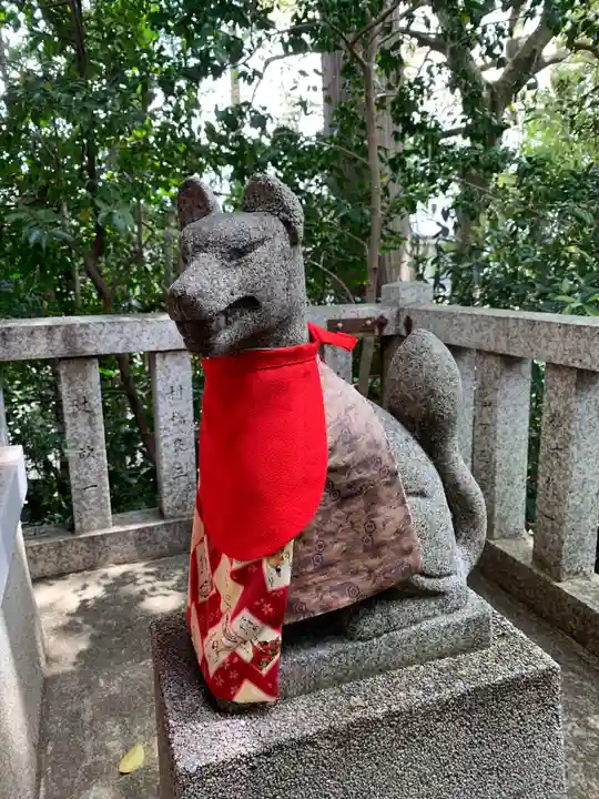 (長良)天神神社の狛犬