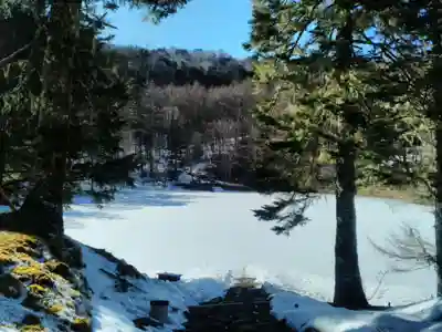 七面山敬慎院の景色