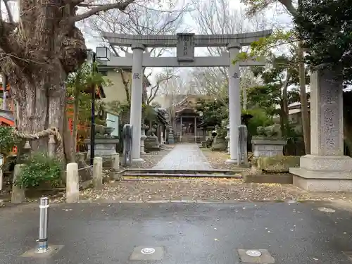 銚港神社の鳥居