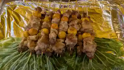 永山神社の食事