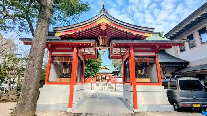 馬橋稲荷神社の山門・神門