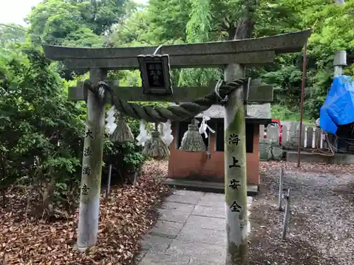 津田八幡神社の鳥居