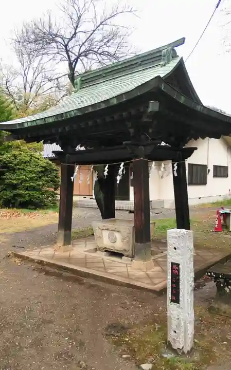 甲斐総社八幡神社の手水舎