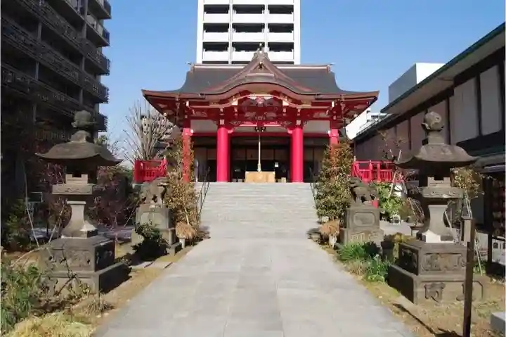成子天神社の本殿・本堂