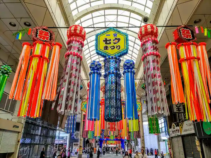 真清田神社の周辺