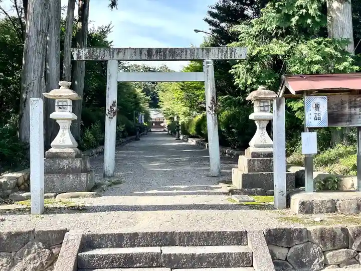長瀬神社の鳥居