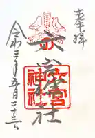 八宮神社の御朱印