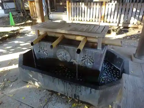 井草八幡宮の手水舎
