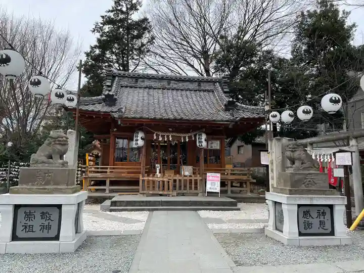 川越熊野神社の本殿・本堂