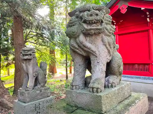 猿賀神社の狛犬