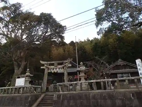 高御祖神社の鳥居