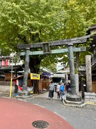 湯島天満宮の鳥居