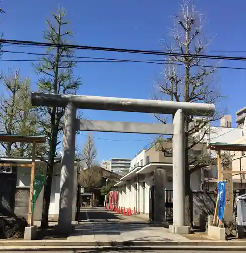 深川神明宮の鳥居