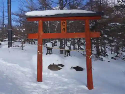 山の神神社の鳥居