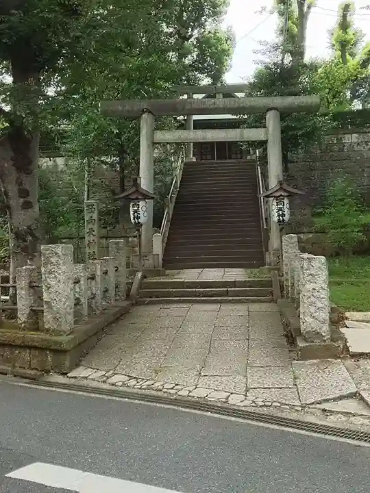 西向天神社の鳥居