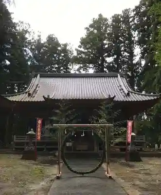 米川八幡神社の本殿・本堂