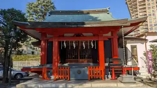 麻布氷川神社の本殿・本堂