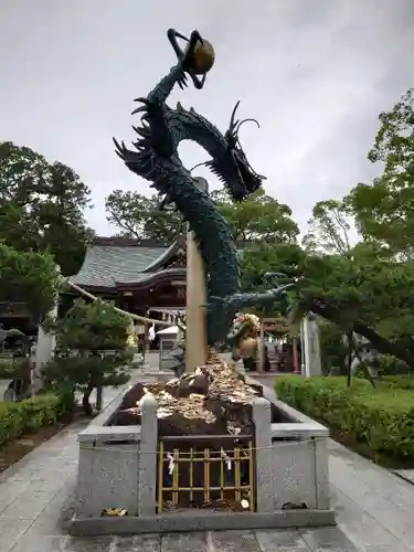 田村神社の狛犬