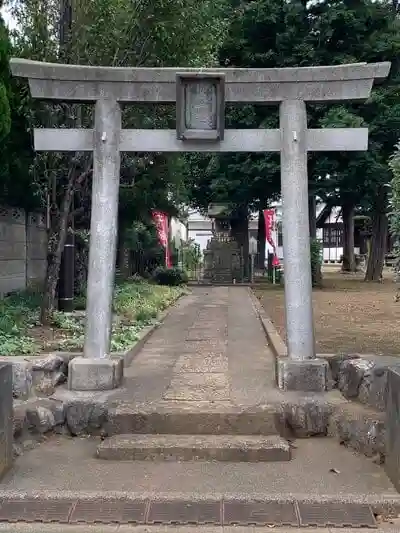 堤稲荷神社の鳥居
