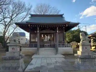 宇奈根氷川神社の本殿