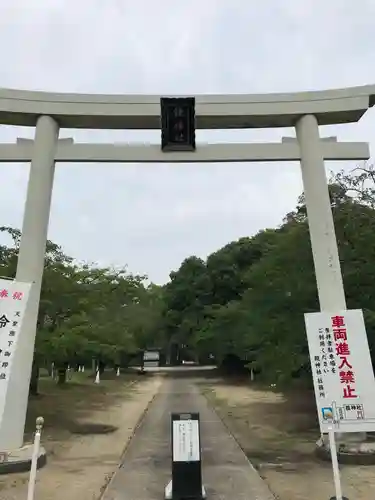 鏡神社の鳥居