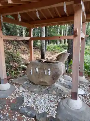白水常磐神社の手水舎