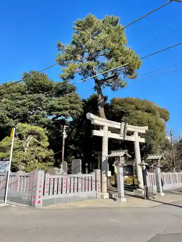 菊田神社の鳥居