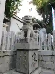 河堀稲生神社の狛犬