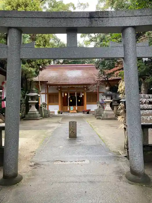 大市八幡神社の鳥居