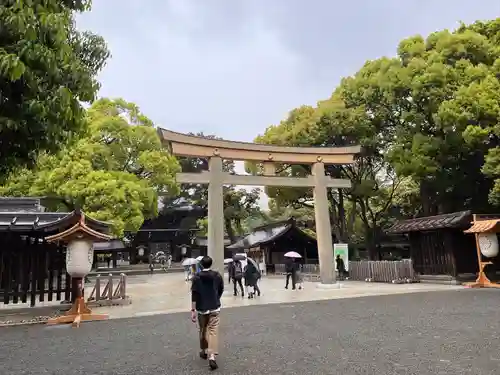 明治神宮の鳥居