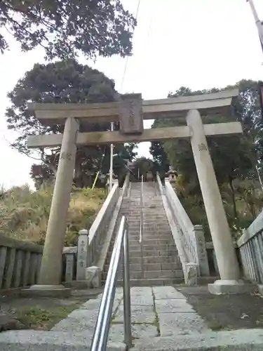 大六天神社の鳥居