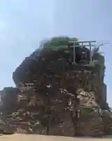 稲佐の浜 弁天島の鳥居