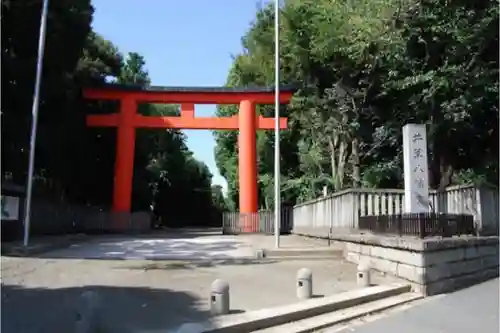 井草八幡宮の鳥居
