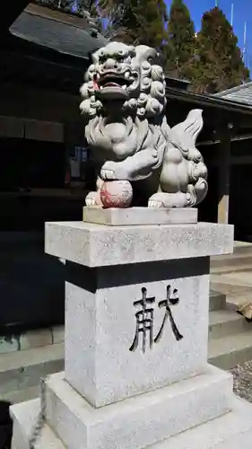 阿波々神社の狛犬