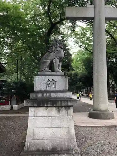 大國魂神社の狛犬