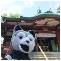 多摩川浅間神社の狛犬