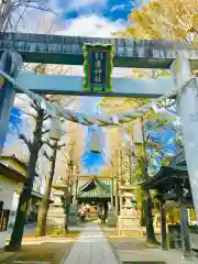 金村別雷神社の鳥居