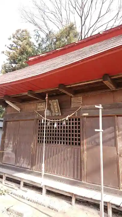 時沢神社の本殿・本堂