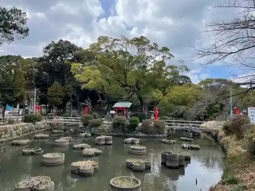 香椎宮の庭園